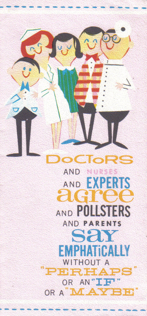 Nice card (by Kaye) from the 1960s... Can you guess the punchline?