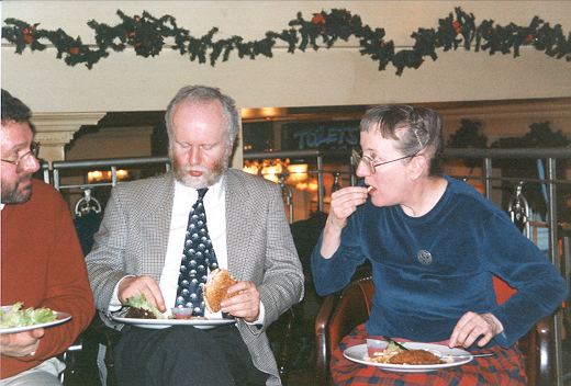 Albert Marshall, Mike Page and Katy Edgcombe